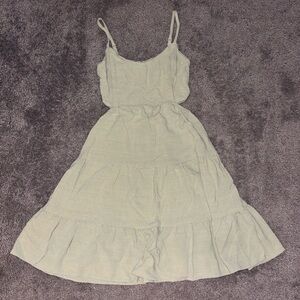 Altar'd State Mint Green Tiered Dress